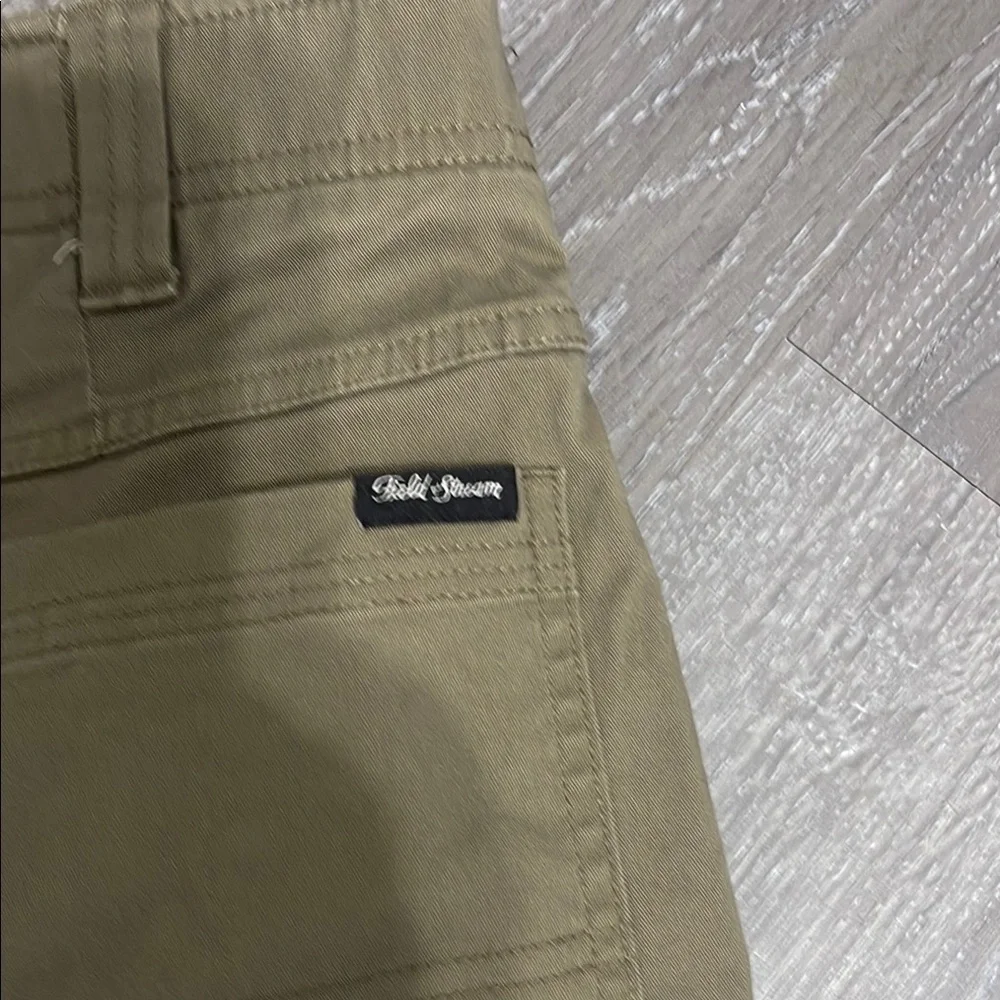 Field & Stream Green Cargo Pants Durable Cotton